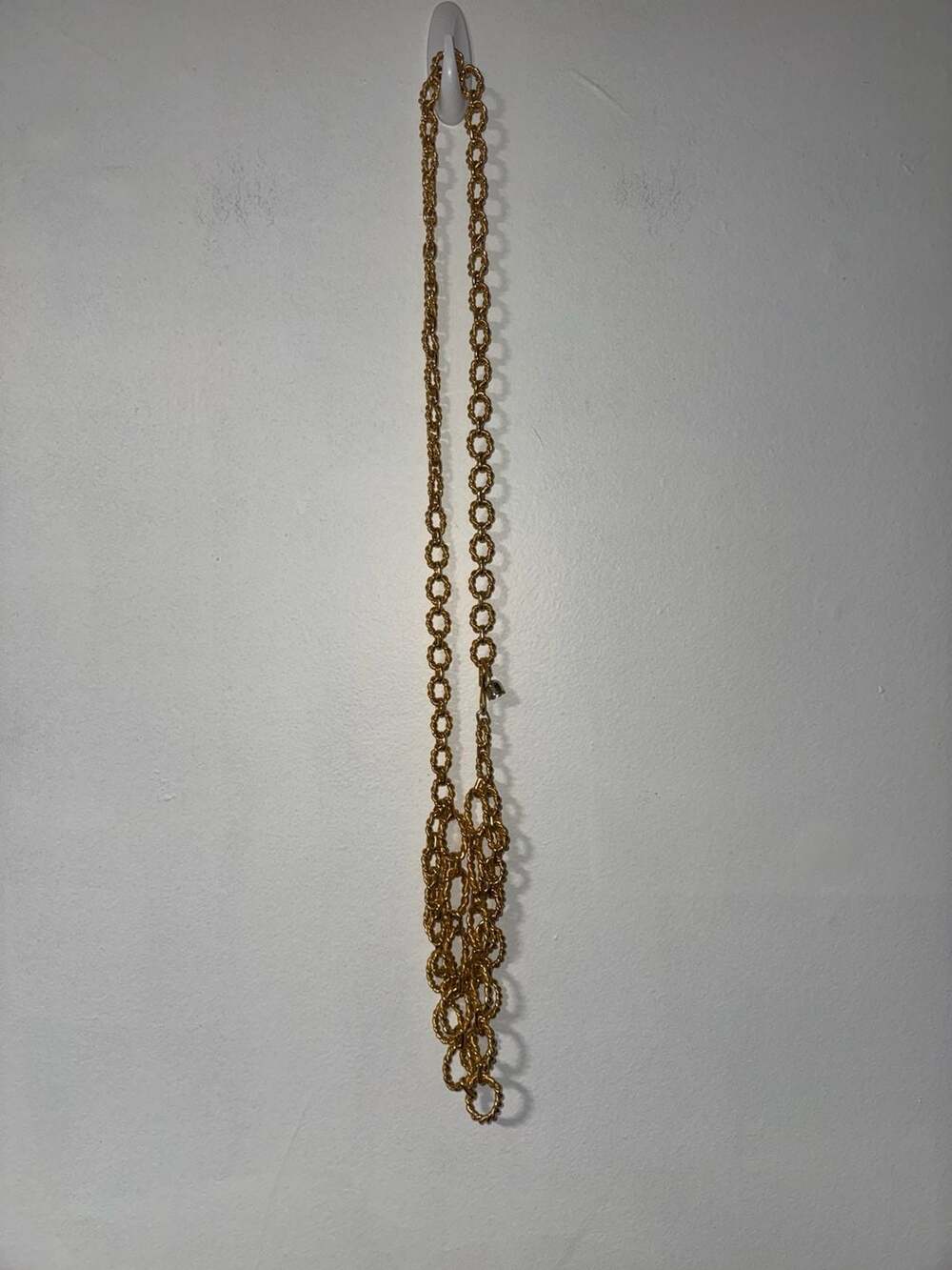 Lee Angel Chunky Gold Tone Link Chain Belt